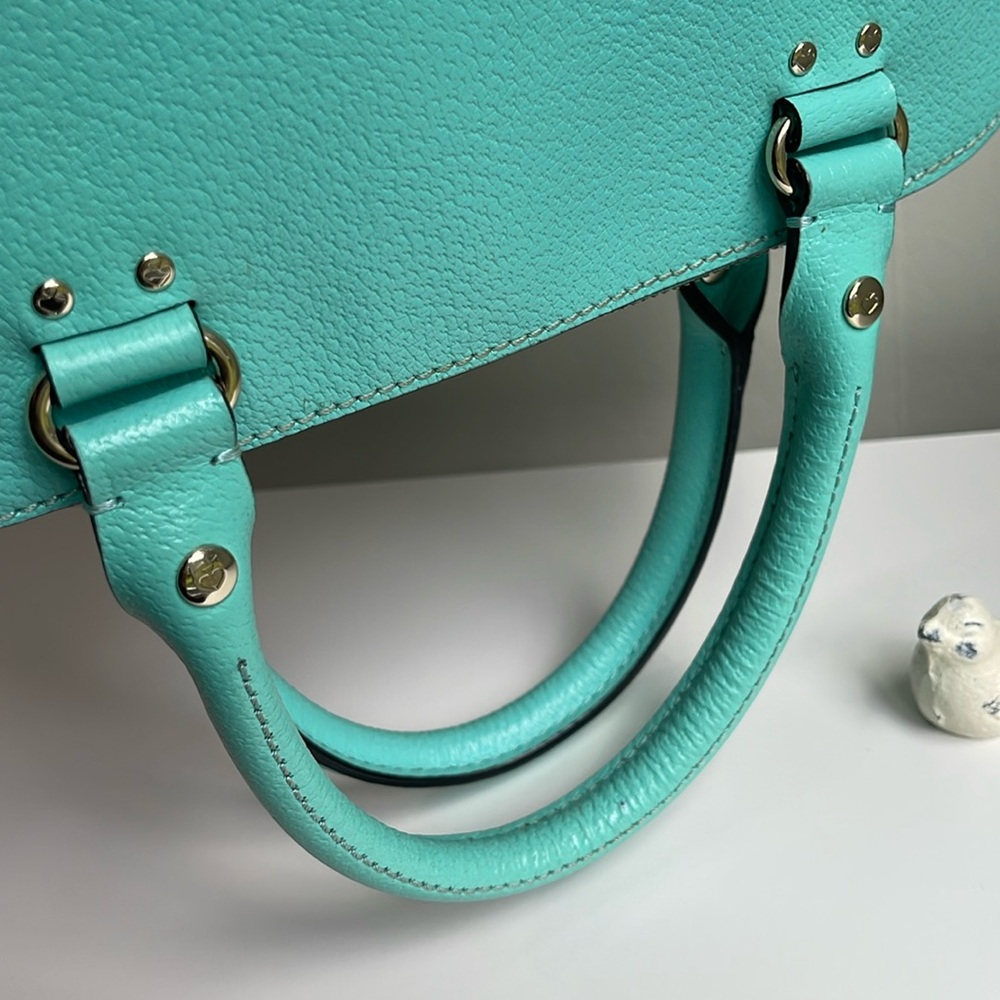 Kate Spade ♠️ Genuine Leather Satchel Crossbody - Picture 12 of 17